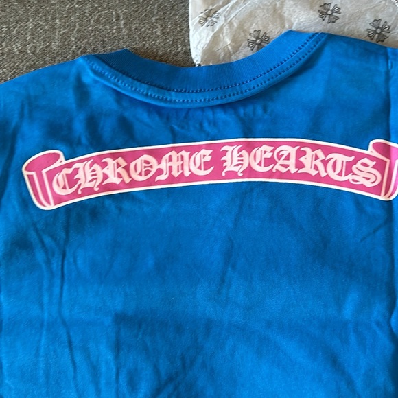 Chrome Hearts Scroll Tee Pocket Tee NEW - Picture 5 of 8